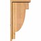 Ekena Millwork Alpine Smooth Corbel w/Backplate, Western Red Cedar, 5 1/2"W x 12"D x 24"H COR06X12X24ALP01SWR - alternate 3